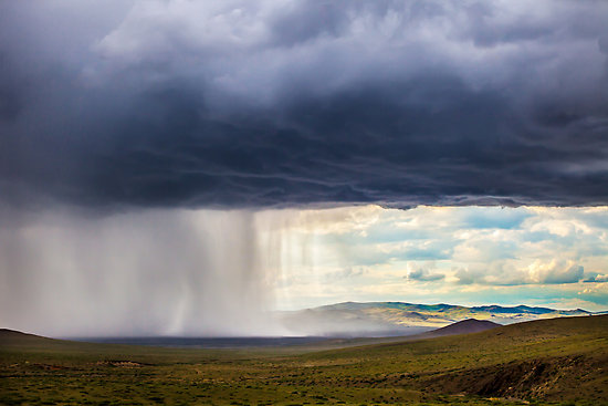 Mongolian Steppe Storm by Ruben D. Mascaro